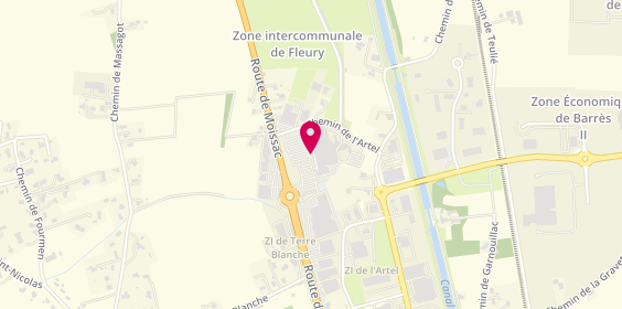 Plan de Pascal Coste, Artel Est
1400 Route de Moissac Centre Commercial Leclerc, 82100 Castelsarrasin
