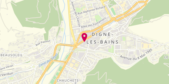 Plan de Giulia Style, 12 Boulevard Gassendi, 04000 Digne-les-Bains
