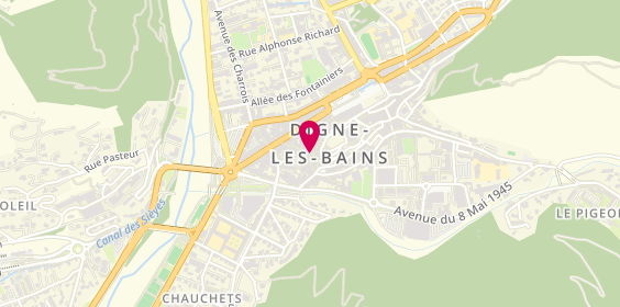 Plan de Coiffure Consulting, 19 Rue Pied de Ville, 04000 Digne-les-Bains