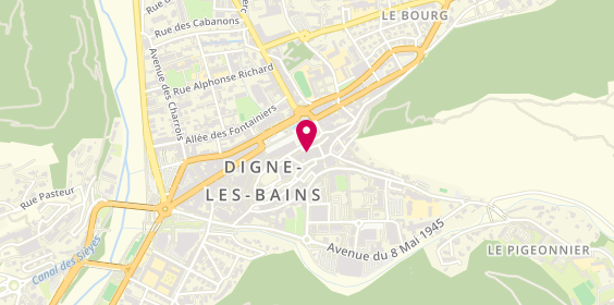 Plan de Christ'Elle et Lui, 6 Rue de la Glacière, 04000 Digne-les-Bains