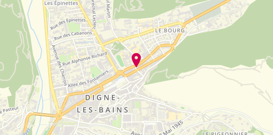 Plan de Christelle Coiffure, 87 Boulevard Gassendi, 04000 Digne-les-Bains