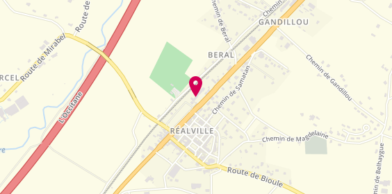 Plan de Cutbox, 33 Route Départementale 820 Centre Commercial Jean Jaurès, 82440 Réalville