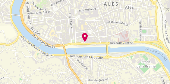 Plan de Diagonal Coiffure, 6 avenue Carnot, 30100 Alès