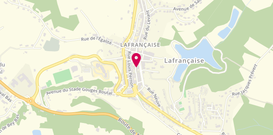 Plan de Carine Coiffure, 28 Rue Mary Lafon, 82130 Lafrançaise