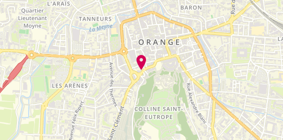 Plan de Art Studio Coiffure, 1 Rue de Tourre, 84100 Orange