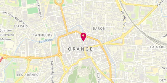 Plan de Coiff et Vous, 10 Rue Caristie, 84100 Orange