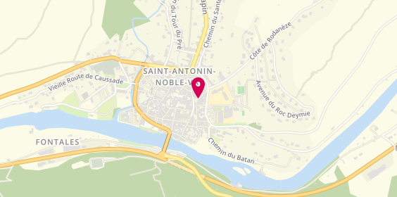 Plan de Allo Coiff, 3 Pl. Du Buoc, 82140 Saint-Antonin-Noble-Val