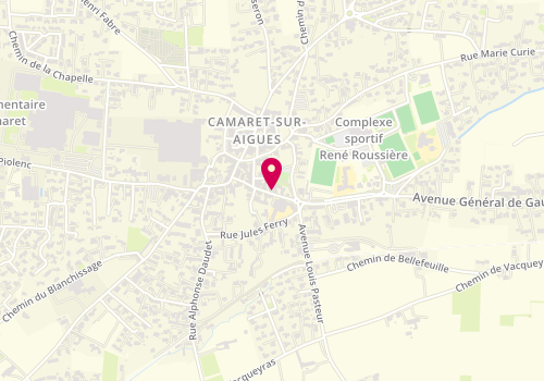 Plan de Sympa'tif, 24 avenue du Mont Ventoux, 84850 Camaret-sur-Aigues