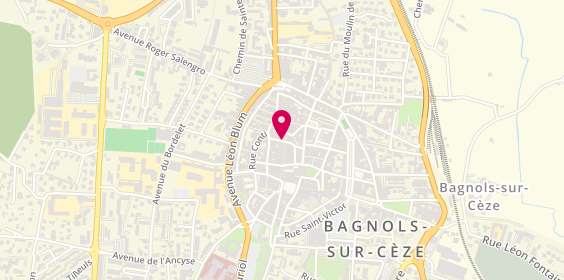 Plan de Barber Choc, 37 Rue de la République, 30200 Bagnols-sur-Cèze