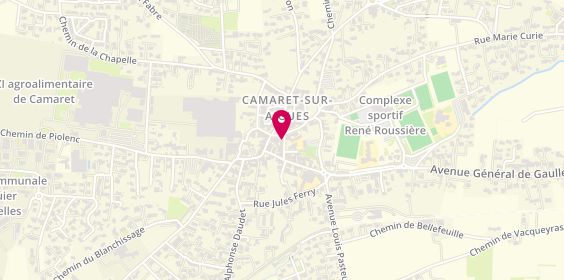 Plan de AF Coiffure, 1 Rue Saint-Andéol, 84850 Camaret-sur-Aigues