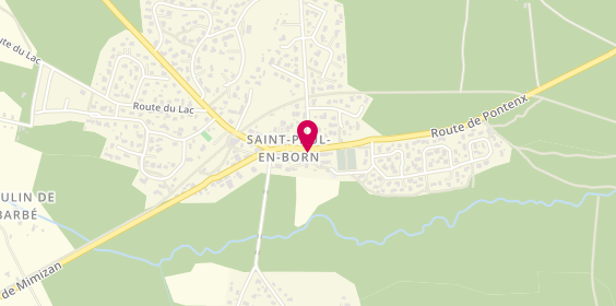 Plan de Au P'tit Salon, 120 Route de Pontenx, 40200 Saint-Paul-en-Born