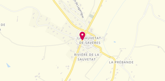 Plan de Coiffure Isabelle, Le Bourg, 47270 La Sauvetat-de-Savères