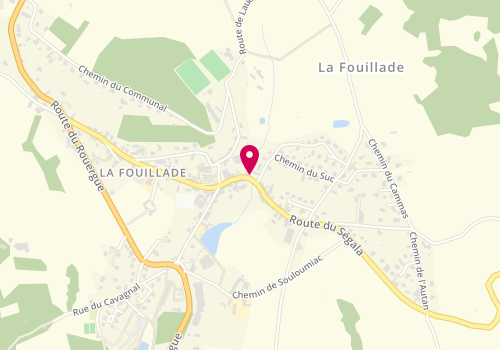 Plan de Chris Coiffure, 7 Route du Ségala, 12270 La Fouillade