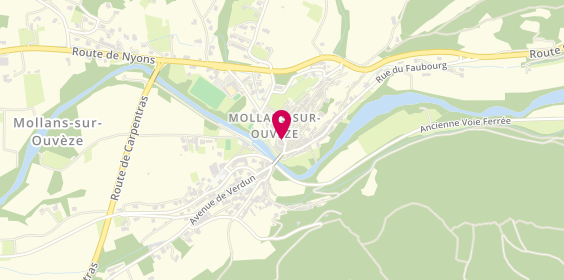 Plan de Bella Coiffure, 31 Rue Prte Major, 26170 Mollans-sur-Ouvèze