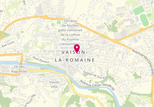 Plan de Coiff' Hom, 4 avenue Victor Hugo, 84110 Vaison-la-Romaine