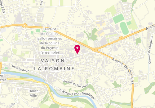 Plan de La Coloristerie, 49 avenue Victor Hugo, 84110 Vaison-la-Romaine