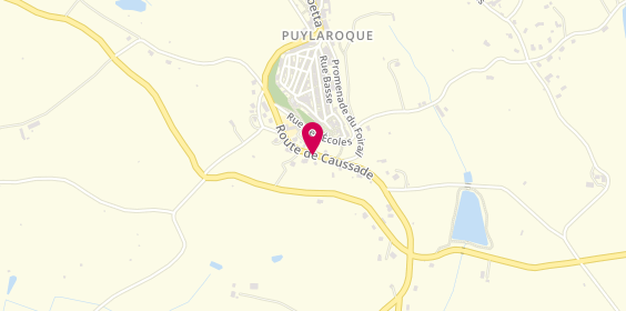 Plan de ANDRIEUX Myriam, Route de Caussade, 82240 Puylaroque