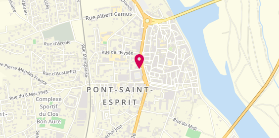 Plan de Spiri-tif, Rue de la Caserne, 30130 Pont-Saint-Esprit