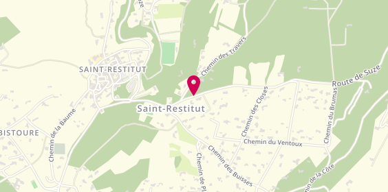 Plan de Audrey Rico, Zone Artisanale de Saint Restitut
327 Route de Suze la Rousse, 26130 Saint-Restitut