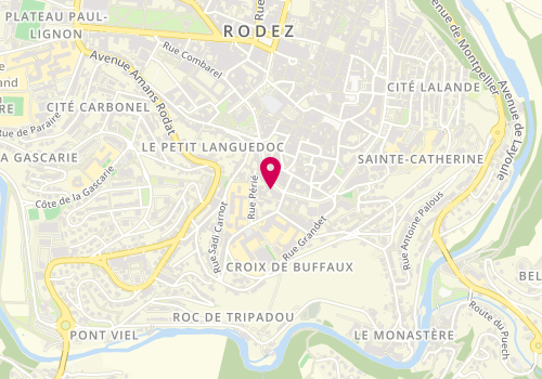 Plan de RIERE François Jacques, 17 Boulevard Laromiguière, 12000 Rodez