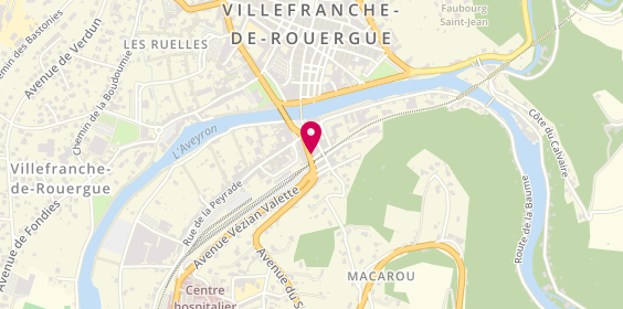 Plan de Coiffeur ALIAS Bruno, 13 avenue Raymond Saint-Gilles, 12200 Villefranche-de-Rouergue