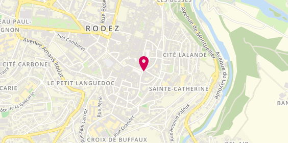 Plan de Coiffure Magali Rodez, 15 place du Bourg, 12000 Rodez