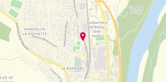 Plan de Aurore.p, 27 avenue Maréchal Leclerc, 07700 Bourg-Saint-Andéol