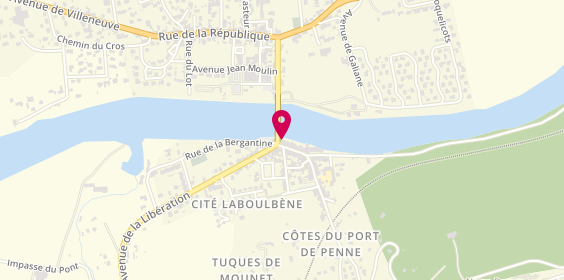 Plan de Capy Marie-Laure, 22 Rue du Port, 47140 Penne-d'Agenais