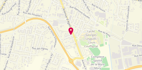 Plan de L'Atelier de J&A, 44 avenue d'Agen, 47300 Villeneuve-sur-Lot