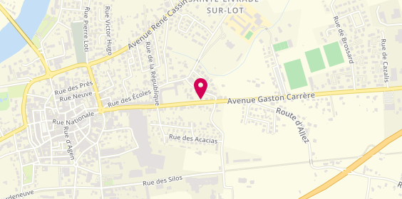 Plan de Séduction Coiffure, avenue Gaston Carrère, 47110 Sainte-Livrade-sur-Lot