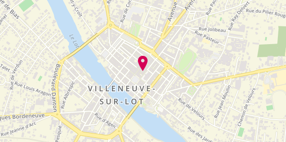 Plan de DESSANGE - Coiffeur Villeneuve sur lot, 15 Rue Sainte-Catherine, 47300 Villeneuve-sur-Lot