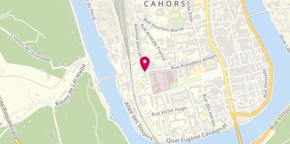 Plan de Le Salon de Sandrine, 485 Rue Président Wilson, 46000 Cahors