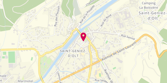 Plan de Coiffure d'Olt, 25 Rue de L&#039;Hotel de Ville, 12130 Saint-Geniez-d'Olt