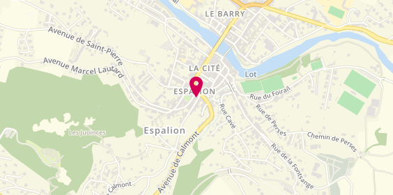 Plan de Coiffure Duo, 6 place Saint-Georges, 12500 Espalion