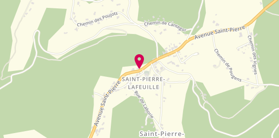 Plan de Chez le Coupe Tif', 873 Saint-Pierre, 46090 Saint-Pierre-Lafeuille