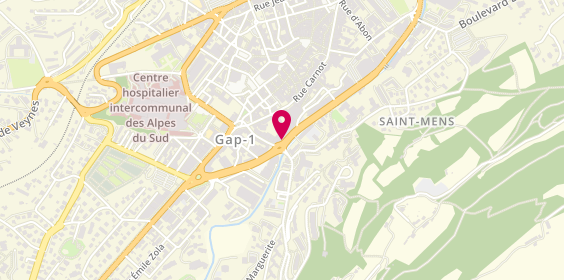 Plan de FAUQUINON Delphine, 128 Boulevard Georges Pompidou, 05000 Gap