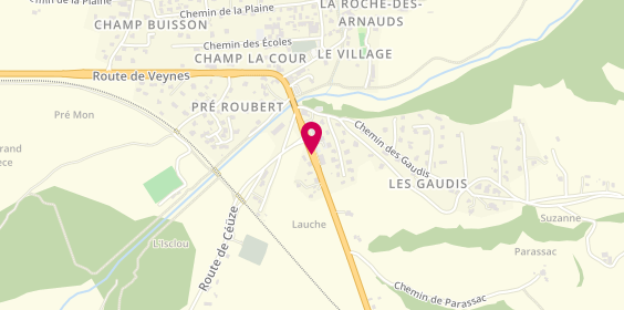 Plan de Hair Discount Diffusion, 86 Route Gap, 05400 La Roche-des-Arnauds