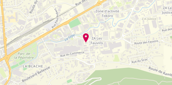 Plan de Laura Del-missier Coiffure, 2 Rue des Métiers, 05000 Gap