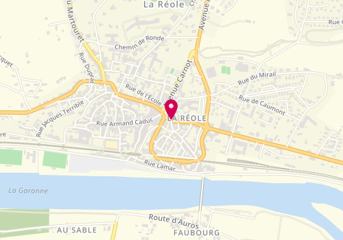 Plan de Nova Coiffure, 14 Rue General Leclerc, 33190 La Réole