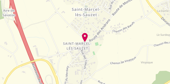 Plan de Abigaelle Coiffure, 23 Place de la Mairie, 26740 Saint-Marcel-lès-Sauzet