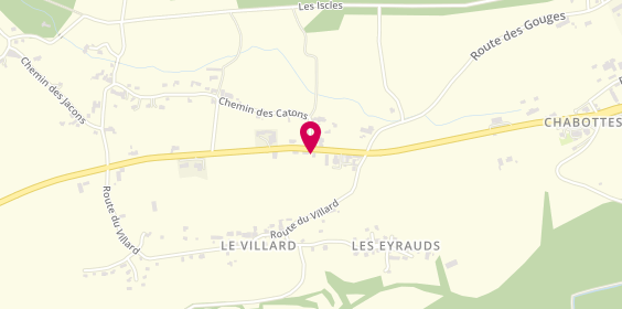 Plan de Nc Coiffure, Route d'Orcieres la Basse Plaine, 05260 Chabottes