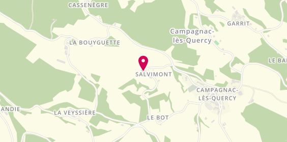 Plan de ROMMEL Fabienne, Salvimont, 24550 Campagnac-lès-Quercy