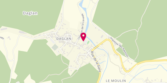 Plan de L'Homme au Chapeau, Le Bourg, 24250 Daglan