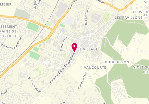 Plan de Loriol Coiffure, 123 avenue de la République, 26270 Loriol-sur-Drôme