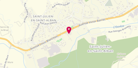 Plan de Le Salon, 6, Place Jean Gilles, 07000 Saint-Julien-en-Saint-Alban