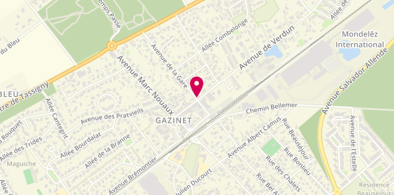 Plan de Version Zen Coiffure, 34 avenue de la Gare, 33610 Cestas