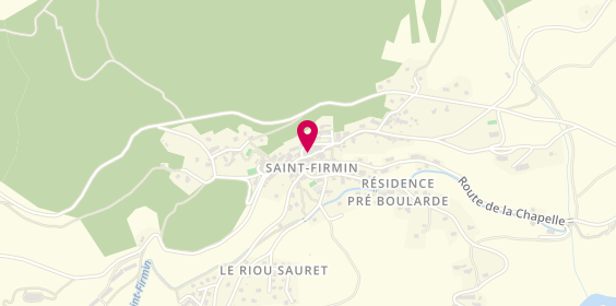 Plan de Séléna Coiffure, Le Bourg, 05800 Saint-Firmin