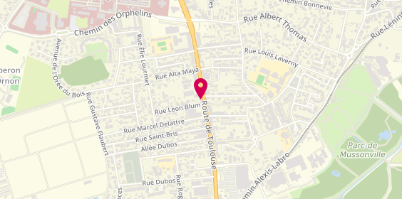 Plan de Aparté Coiffure, 407 Route de Toulouse, 33140 Villenave-d'Ornon