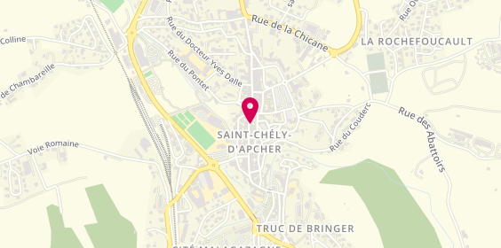 Plan de L'Atelier N 74, 74 Rue Théophile Roussel, 48200 Saint-Chély-d'Apcher