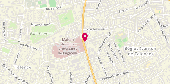 Plan de Le Salon 142 LEFRANC Sylvie, 142 Route de Toulouse, 33130 Bègles